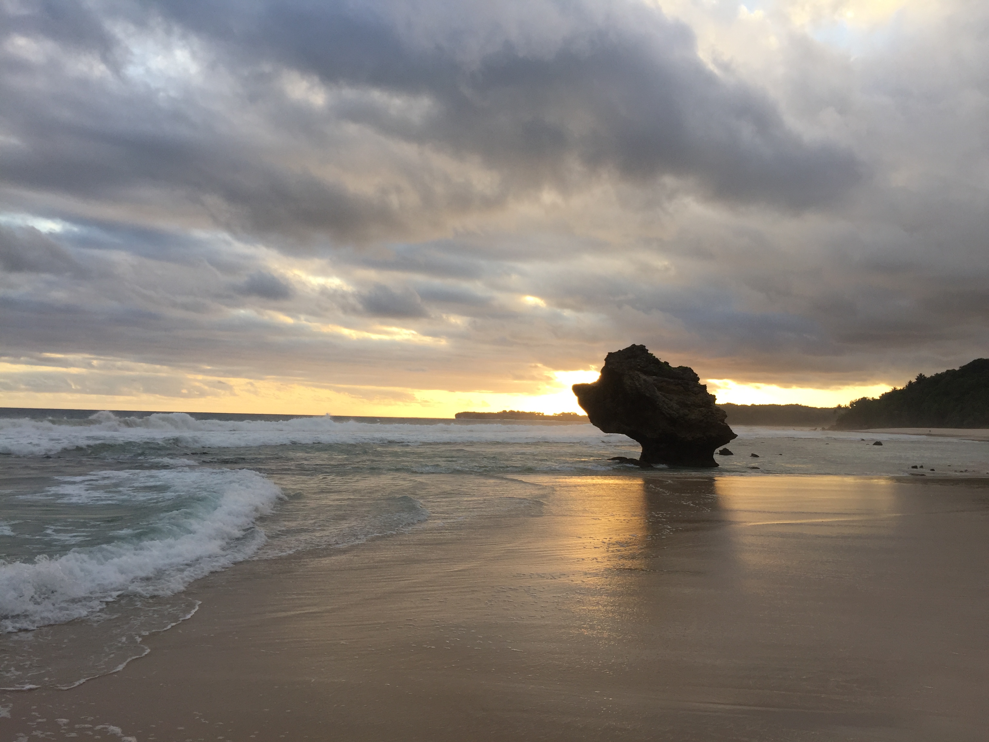 Evening coast
